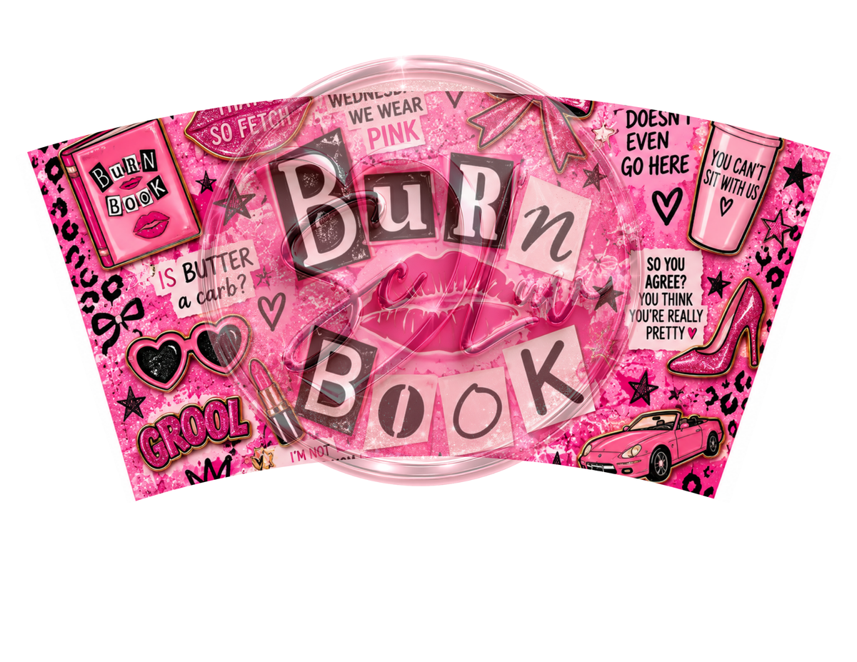 Burn Book 20 oz Foam Cup Full Wrap